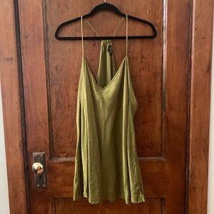 Womens 22 Silk Tank Racerback Vintage